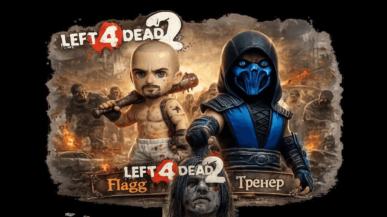 Тренер и Flagg Left 4 dead 2.