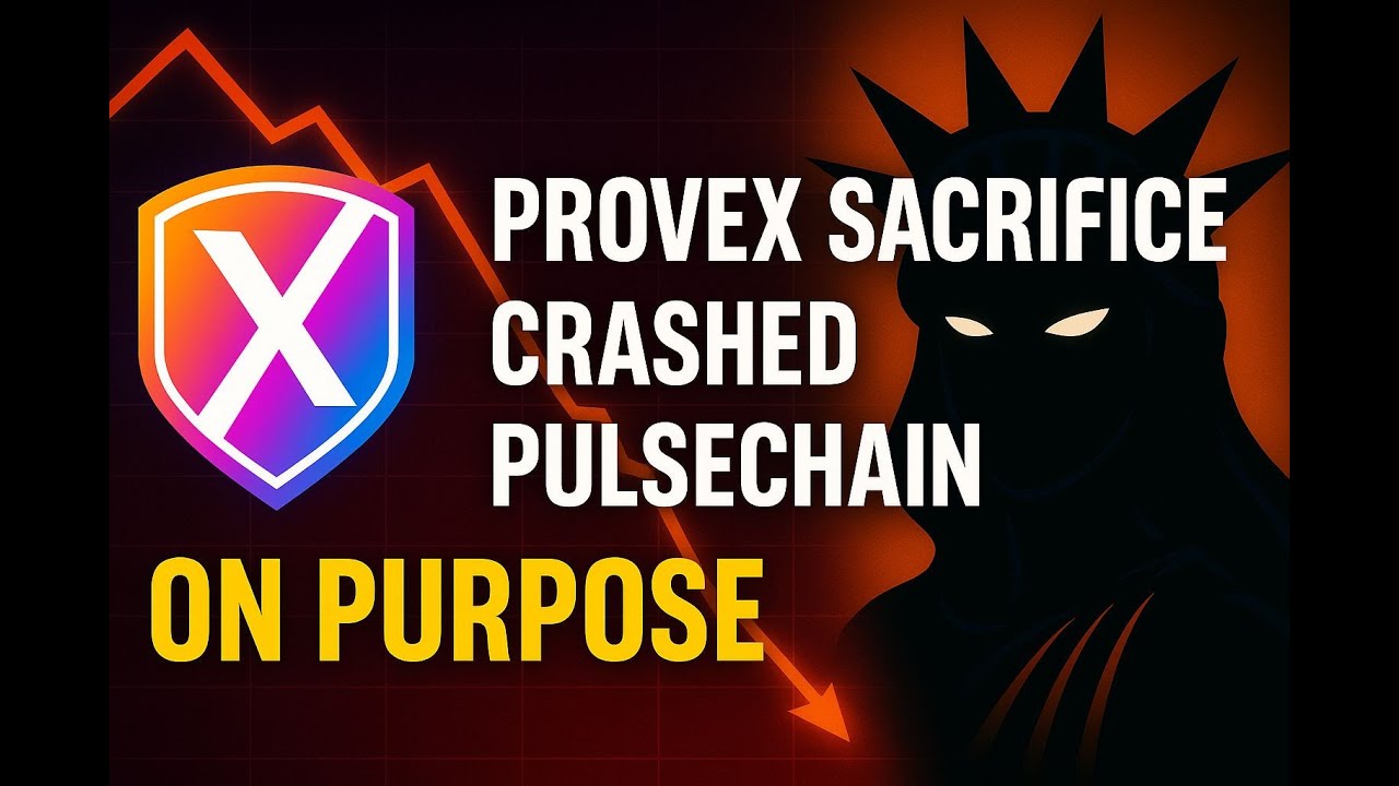 Why the ProveX Sacrifice CRASHED the Pulsechain ecosystem on purpose