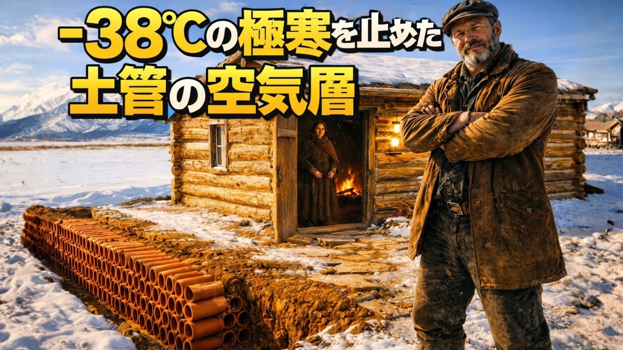 −38℃の極寒を止めた土管の空気層