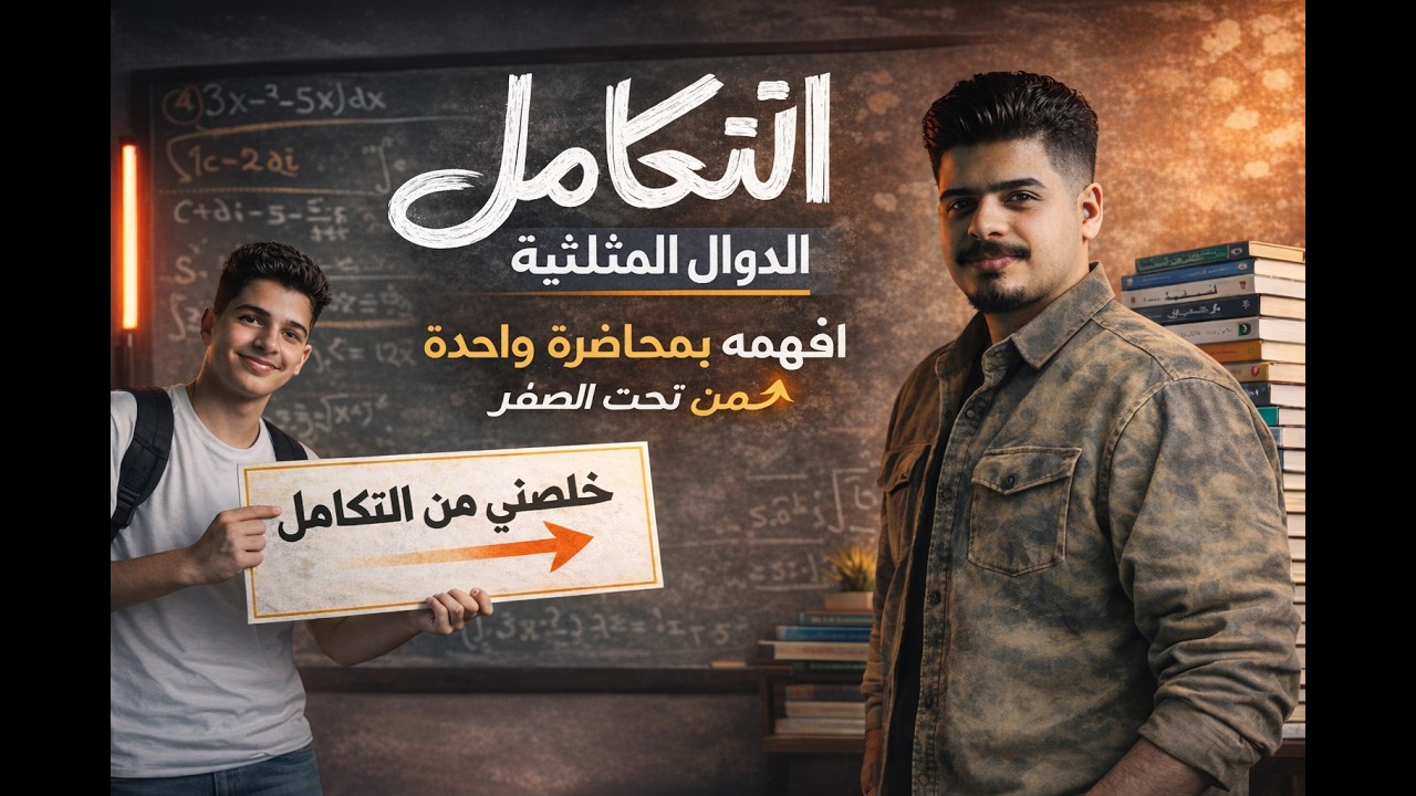 الفصل الرابع - تكاملات الدوال المثلثية - الجزء الاول - منهج 2026