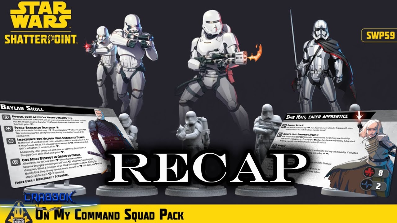 Star Wars Shatterpoint Roadmap Recap - Ministravaganza Summary Nov 2025