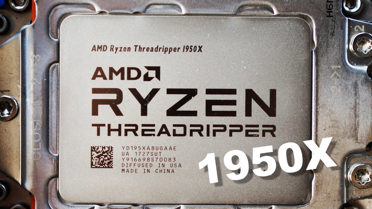 AMD Threadripper 1950X Benchmark and gaming CPU-Performance