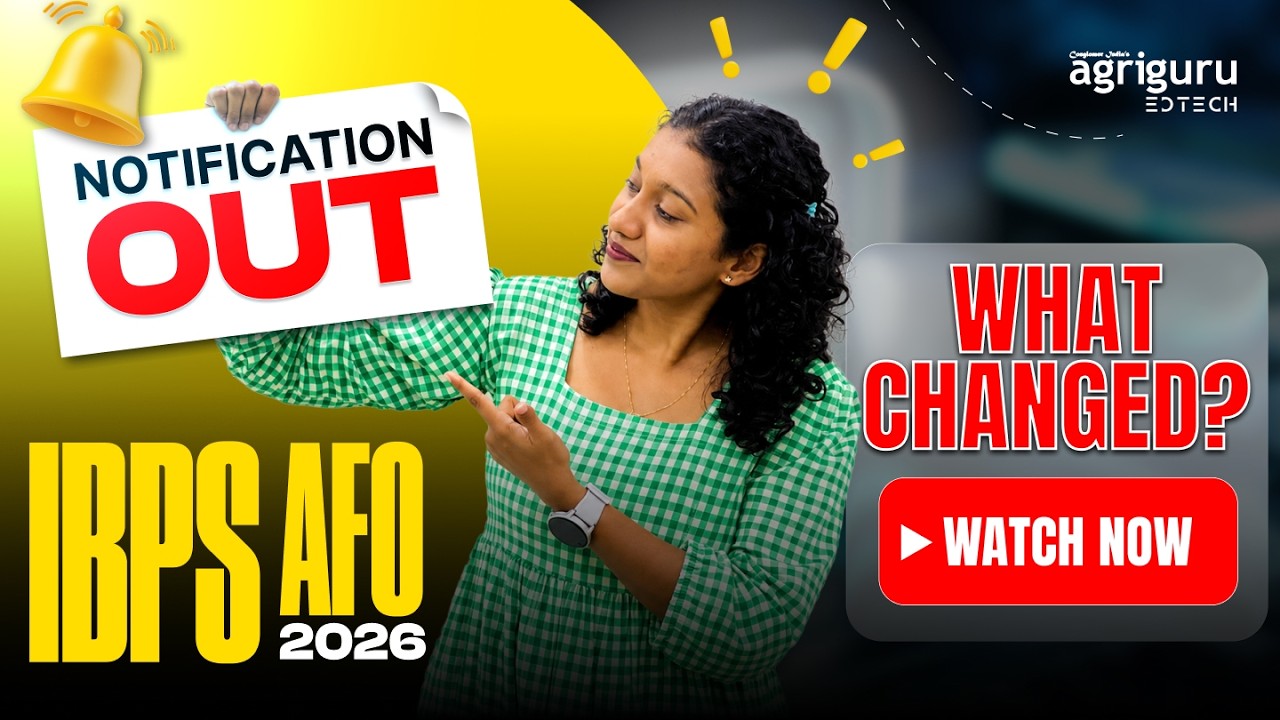 🚨 ОПУБЛИКОВАНО УВЕДОМЛЕНИЕ IBPS AFO 2026 &mdash; СТРУКТУРА ЭКЗАМЕНА ИЗМЕНИЛАСЬ! | IBPS AFO | AGRIGURU E...