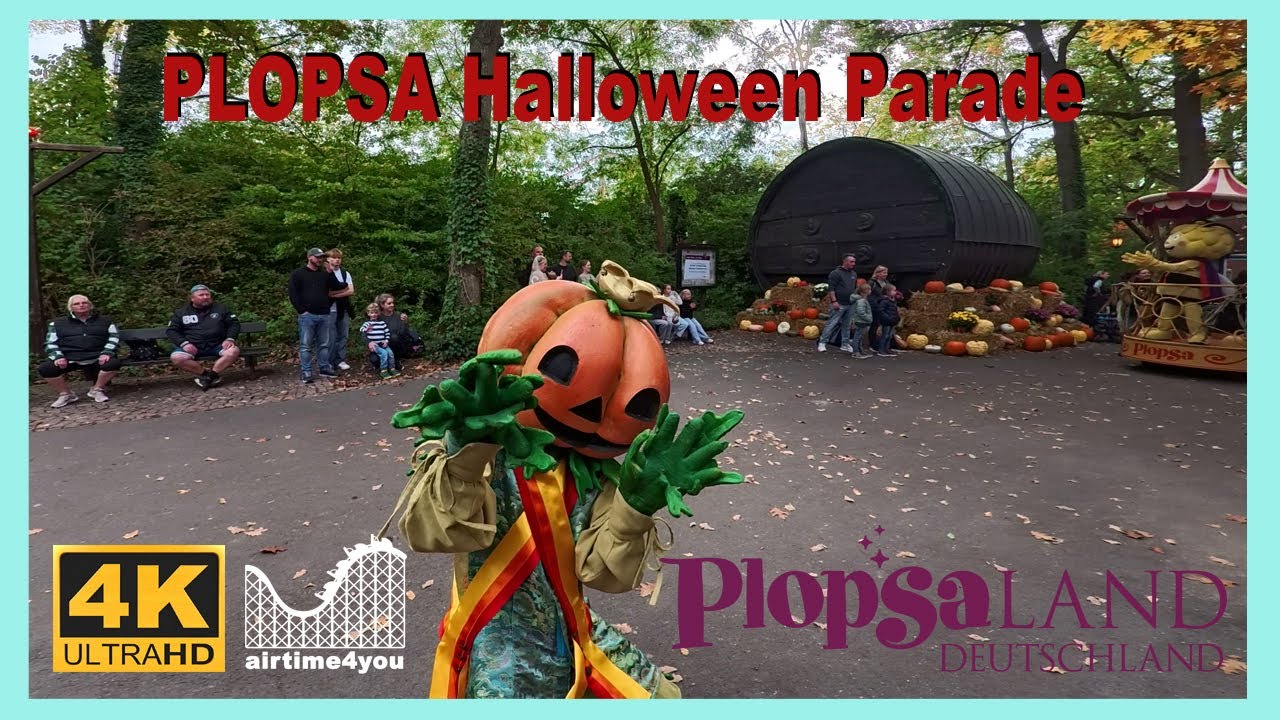 PLOPSA Halloween Parade - Plopsaland Deutschland - 11.10.2025 - 4K