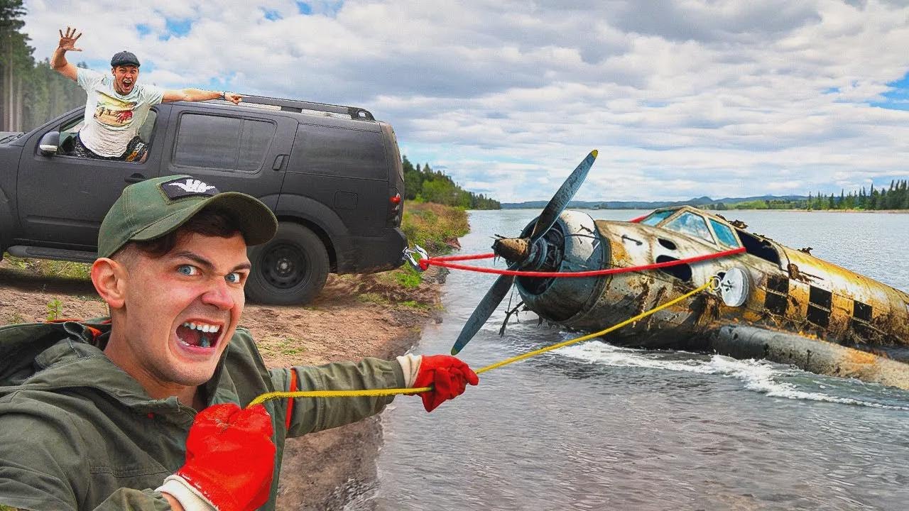 Mira lo que encontramos en el fondo donde cayó un avión!