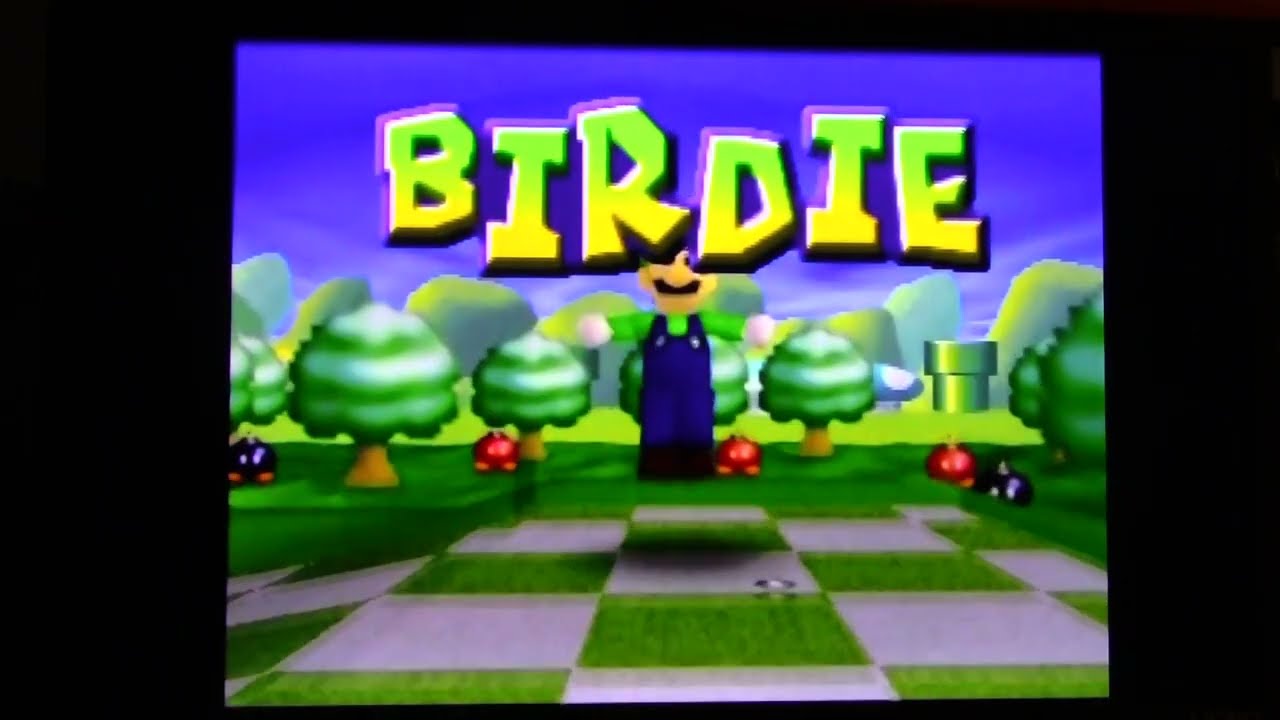 Mini-Golf at Luigi's Garden as Luigi | Mario Golf Part 2 (Logan Mansion Games)