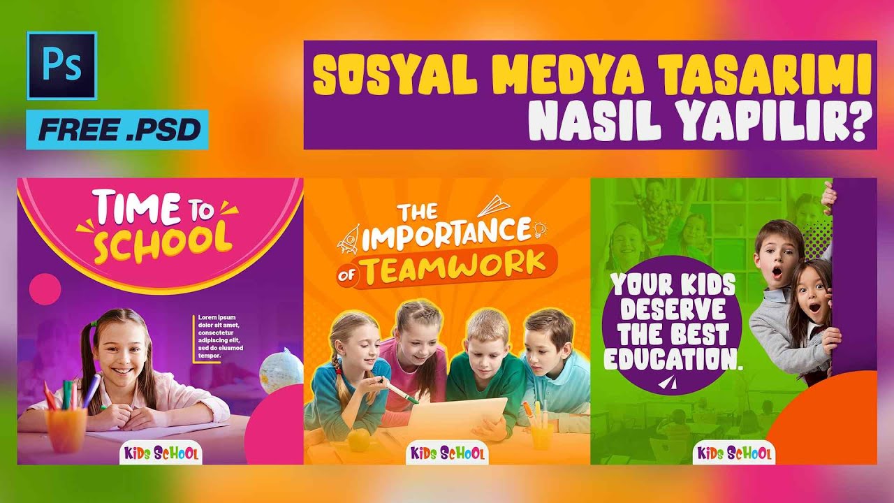 Sosyal Medya Tasarımı Nasıl Yapılır? #4 | Photoshop Dersleri