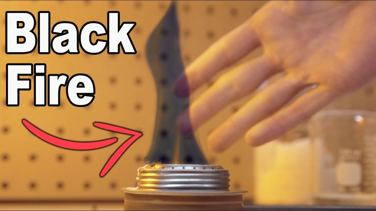 Black Fire Experiment (It's REAL) +Black Fire Flame Thrower