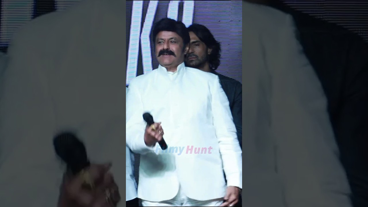 👌👏 #Balayya Did Signature Style With Mic #Balakrishna #bhagavanthkesari #shorts