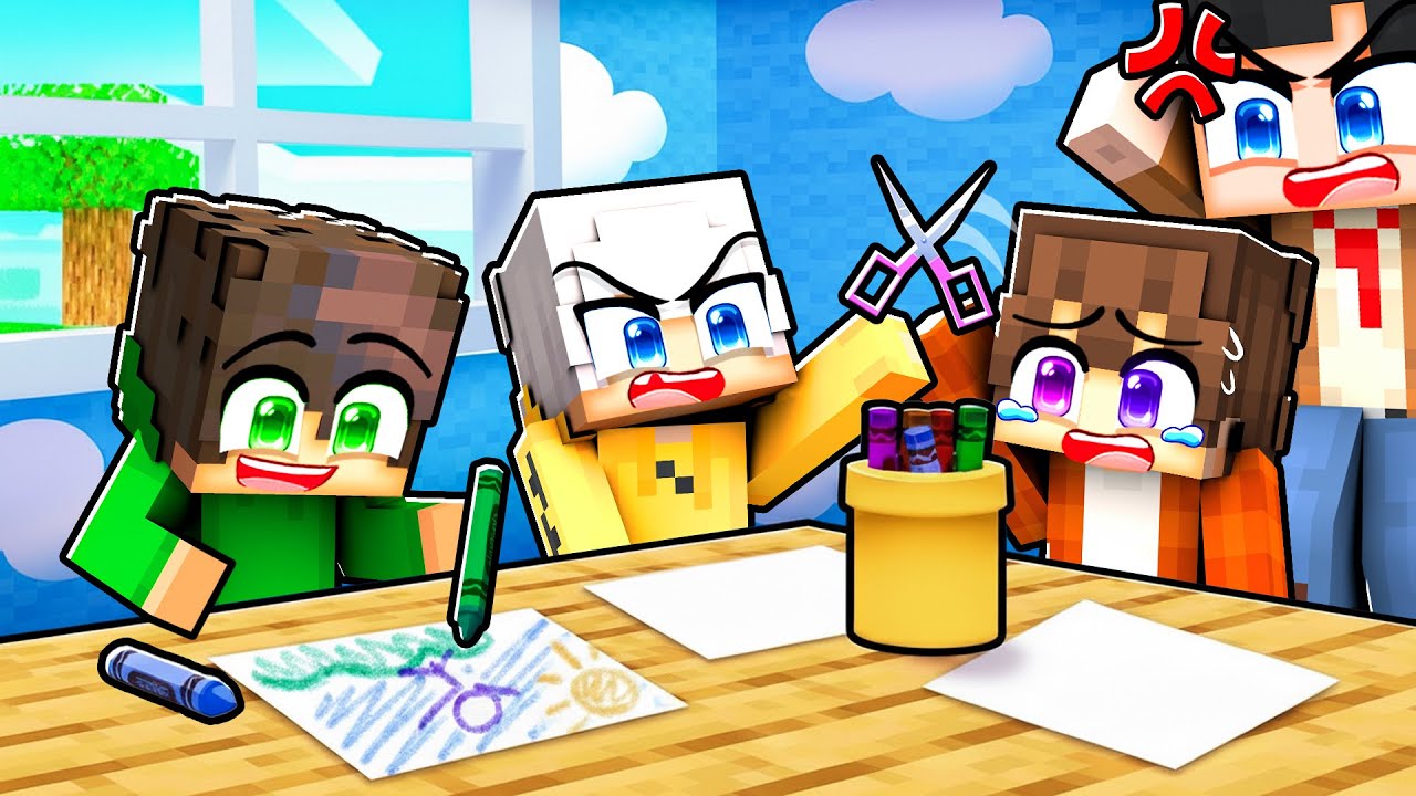 Il mio PRIMO GIORNO D'ASILO in Minecraft