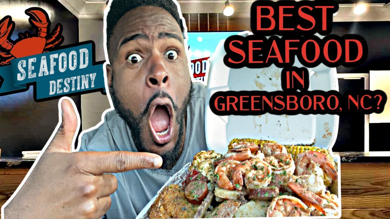 The BEST Seafood in Greensboro, NC | Seafood Destiny | NC Food Review 2021 |North Carolina Food