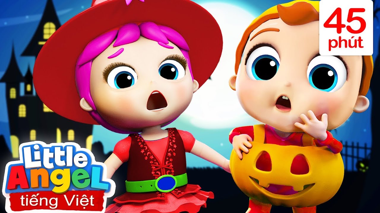 Đêm Lễ Hội Halloween Vui Vẻ | Đi Xin Kẹo Hay Bị Ghẹo | Little Angel Tiếng Việt