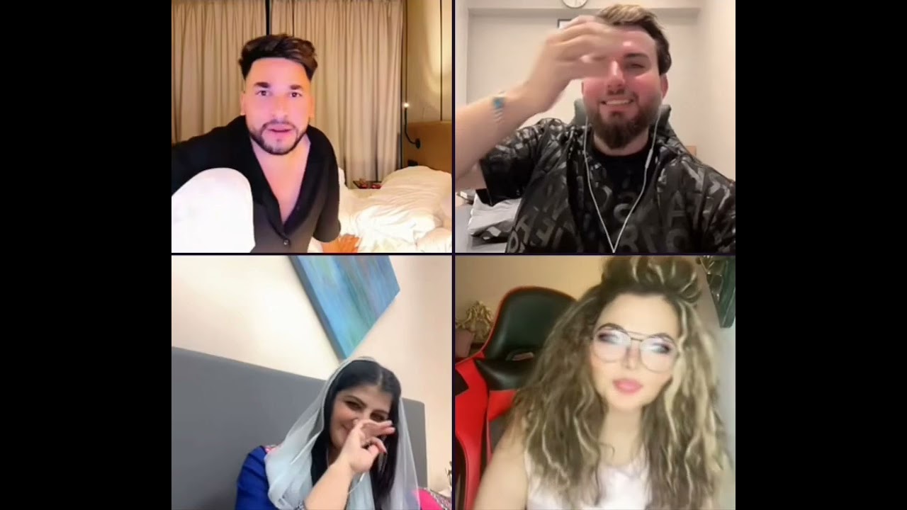 Waliullah Rakhi Sawant aw Jerry Aqsa sara gapshap entertaining video
