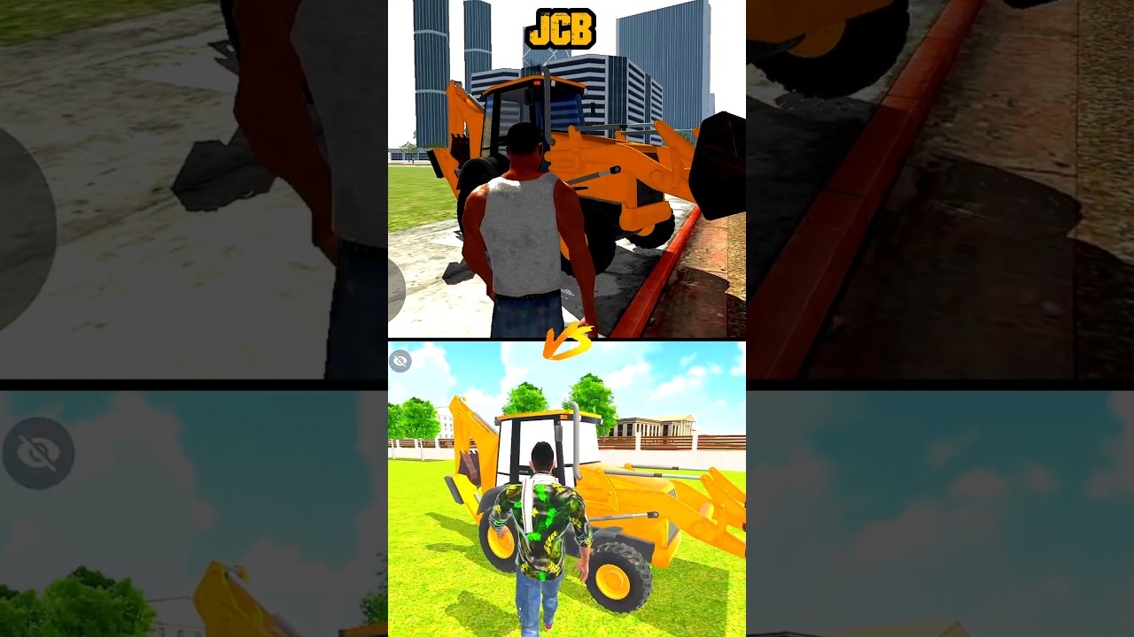 🚜 JCB Cheat Code Test 😱 | Indian Bike Driving 3D vs Indian Theft Auto Simulator