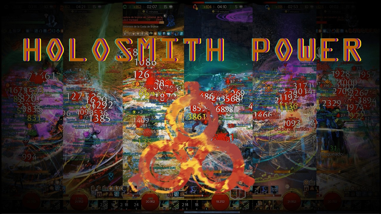 Gw2 WvW Zerg Holosmith Power 07.07 [ARS]
