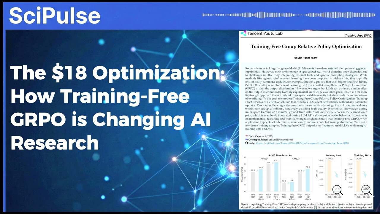 The $18 Optimization: How Training-Free GRPO is Changing AI Research