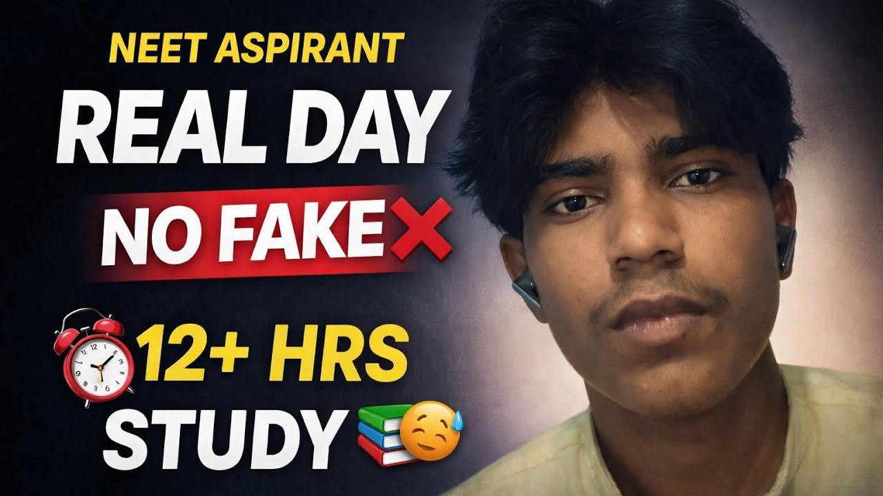 A Day in Life of a NEET Aspirant | REAL Study Timetable (No Fake) 😨 My REAL Life as a NEET Aspirant 