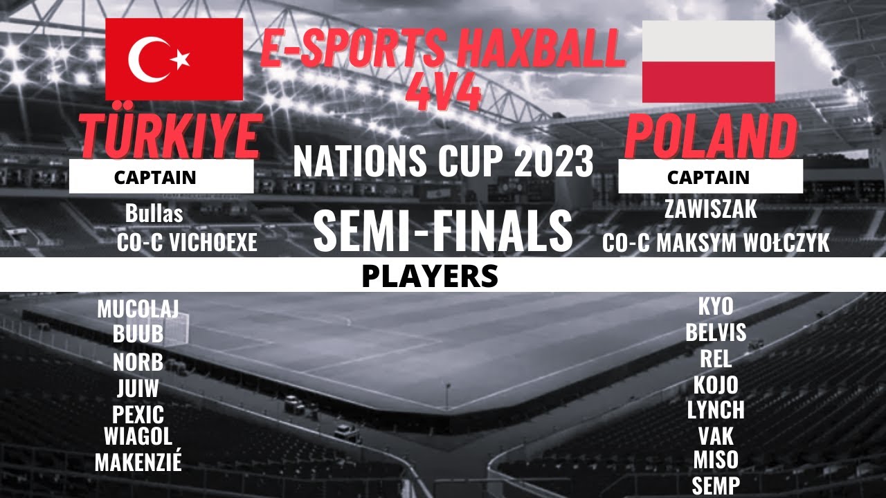 Türkiye vs Poland Semi-finals E-SPORTS HaxBall ELO/LEAGUE 4v4