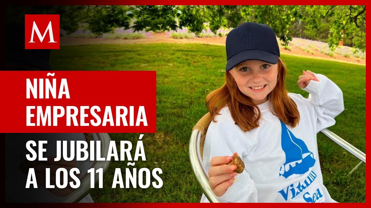 Niña es dueña de dos MILLONARIAS empresas y se jubilará a los 11 años