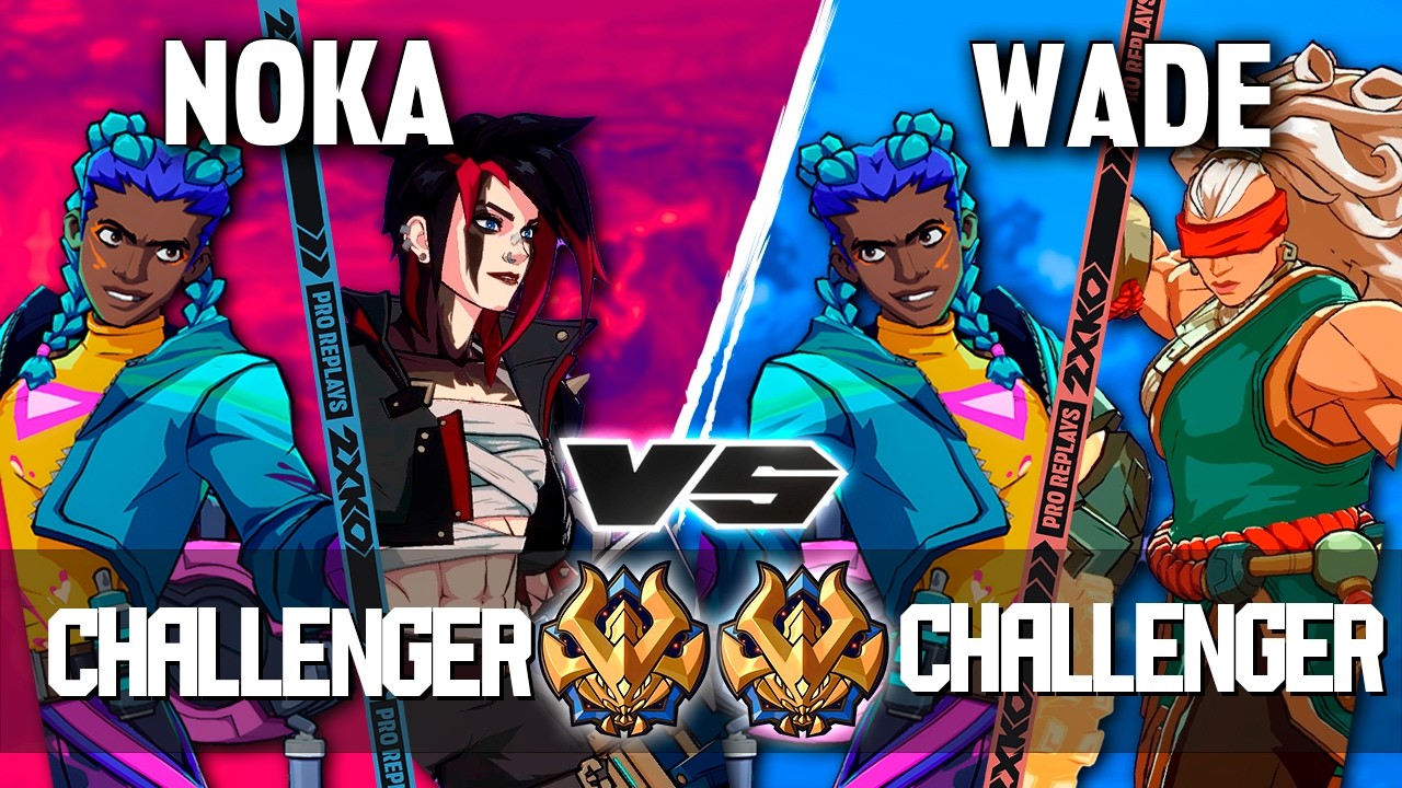 2XKO ▰ NOKA (Vi-Ekko) vs WADE (Ekko-Illaoi) ▰ 2XKO Pro level replays