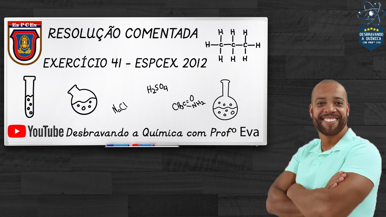 Resolução Comentada - Questão 41 EsPCEx 2012 - Titulometria | Prof. Eva - Química