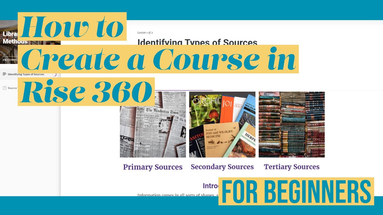 How to Create a Course in Rise 360 | Articulate Rise 360 Tutorial for Beginners