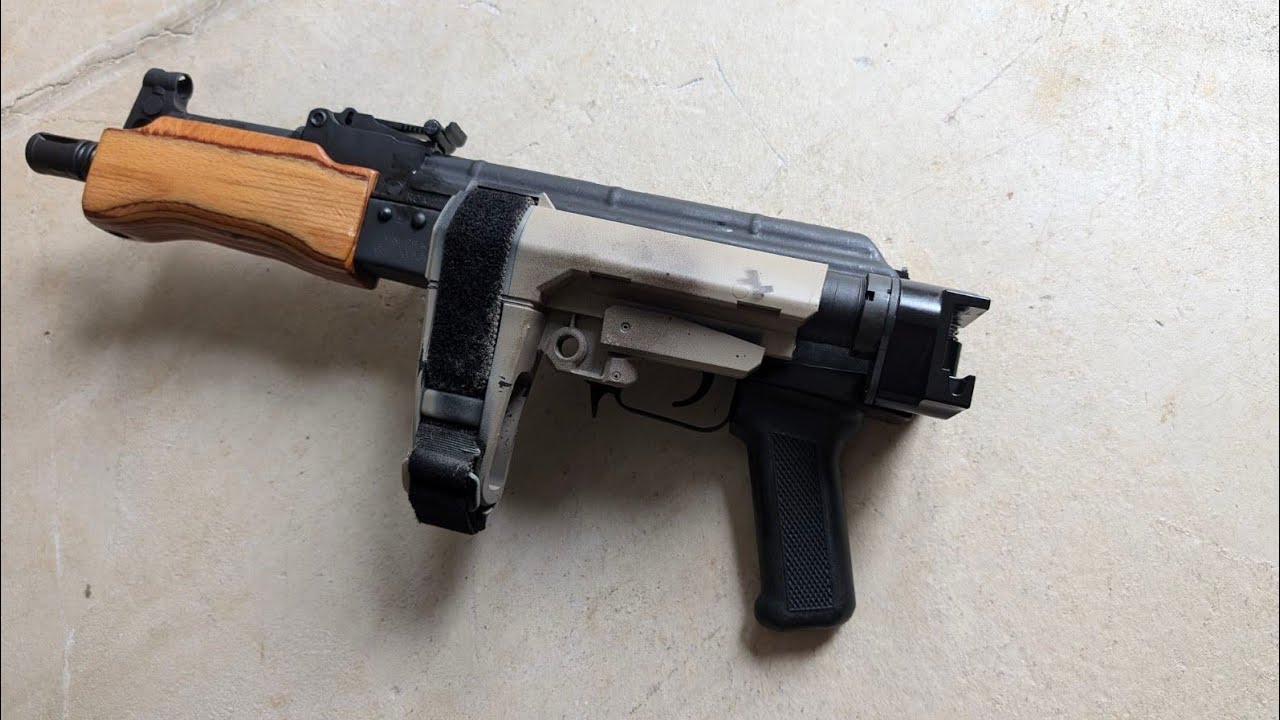 Mini Draco Folding Buffer AR15 Tube Adapter Install