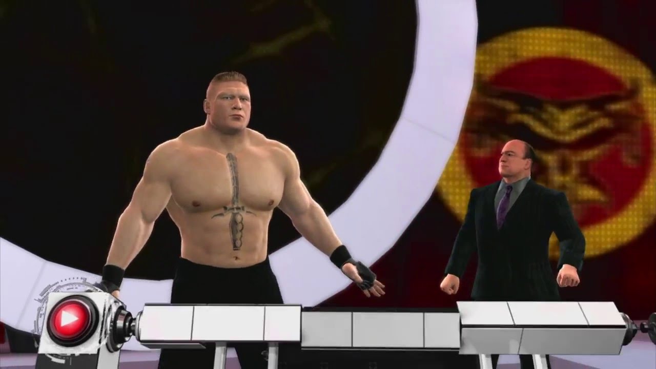 WWE 2K16 PS3 - Brock Lesnar's Entrance (with Paul Heyman)