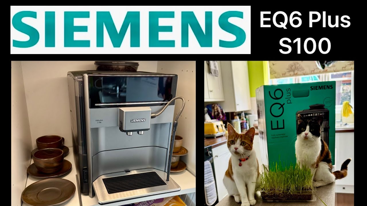 Siemens EQ6 Plus S100 Bean to Cup Expresso Machine Unbox & Set Up @Freakinreviews 