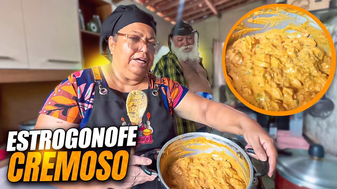 DONA ZAZA FEZ UM DELICIOSO ESTROGONOFE DE FRANGO | RECEITAS DA ZAZA 