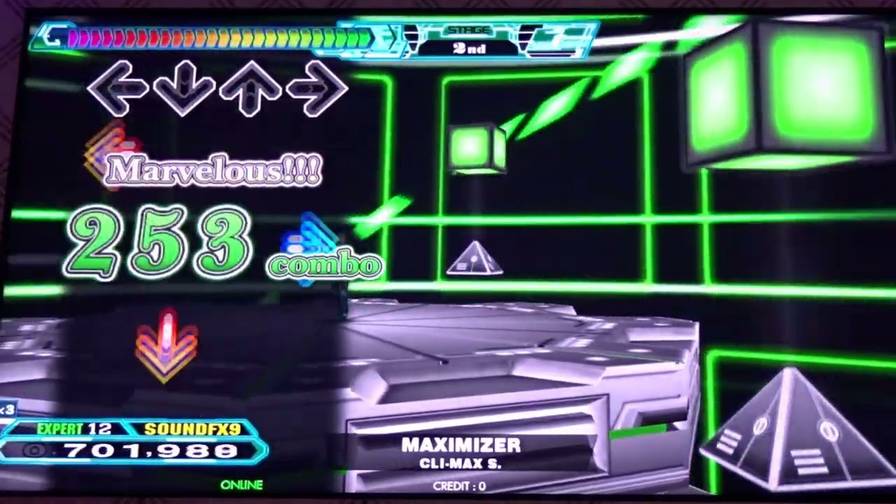MAXIMIZER - EXPERT (12) - AAA#165 (4 Great FC) on Dance Dance Revolution A20 PLUS (AC, US)