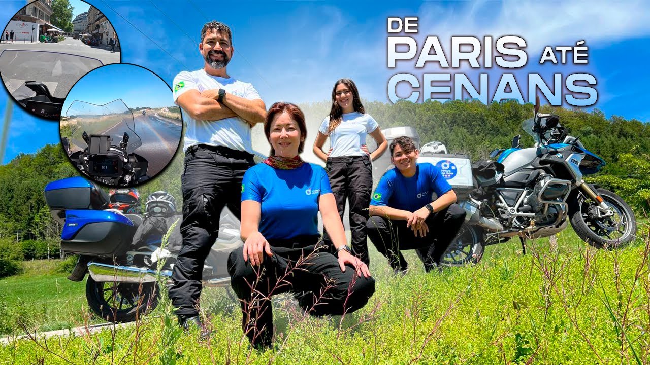 Viagem de moto pela França - Tour na Europa