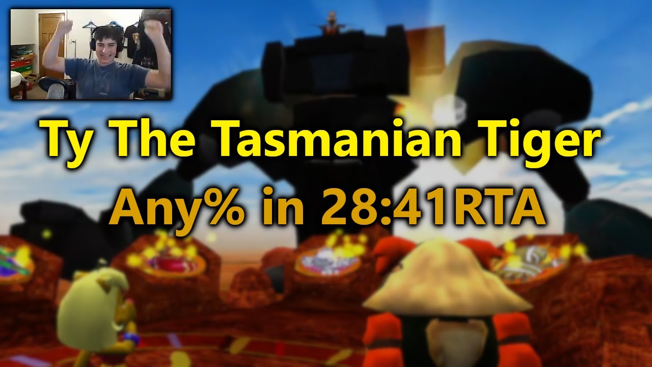 [2nd Place] Ty The Tasmanian Tiger Any% Speedrun in 28:41