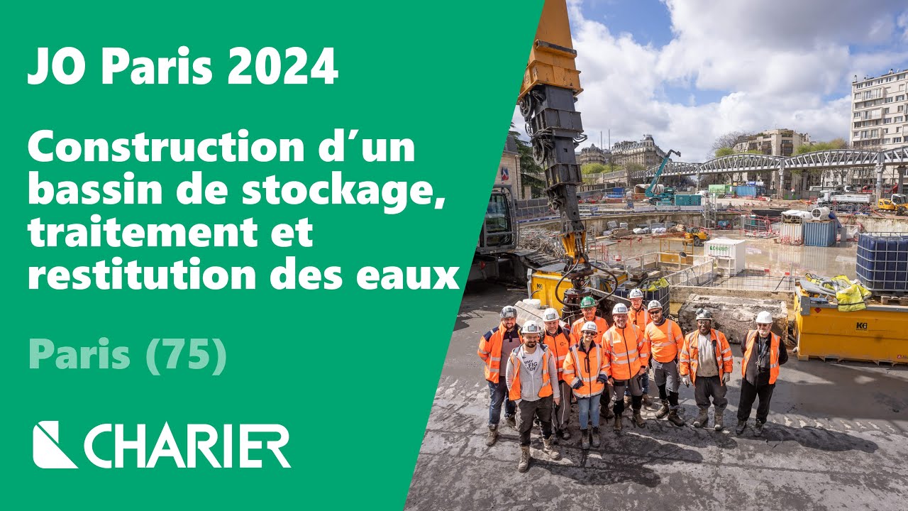Terrassement en vue des JO de Paris 2024