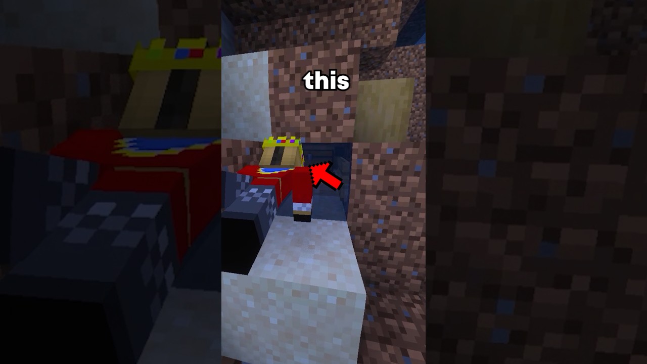 this player lives in a 1 block tall base #minecraft #minecraftserver