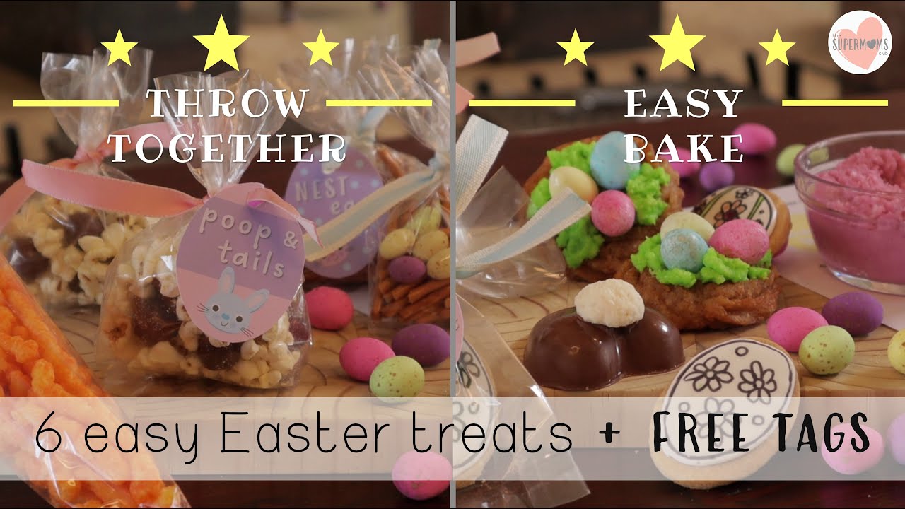 6 Easy Easter Treats + FREE TAGS - Baking Vlog E30