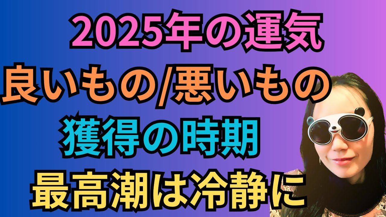 2025年の運気の良いものと悪いもの！紫微斗数で占った#32