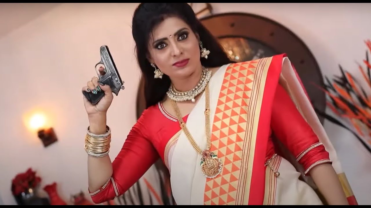 அய்யய்யோ துப்பாக்கிய கையில எடுத்த அகிலா.. இன்னிக்கி என்ன நடக்கப்போகுதோ- Sembaruthi -  354