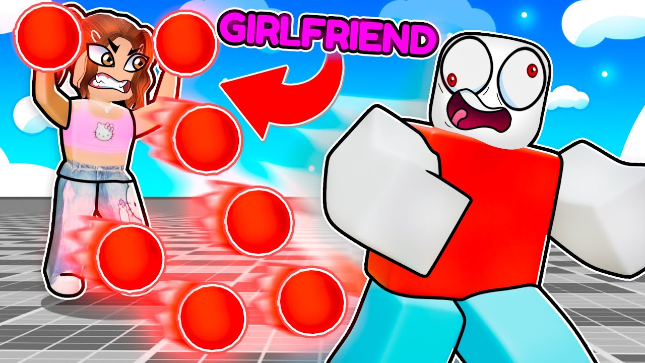 My GIRLFRIEND TROLLED ME In Roblox Blade Ball..
