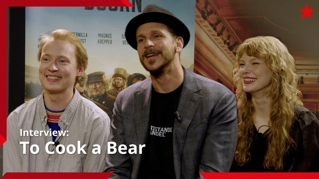 Interview: Gustaf Skarsg&aring;rd and the cast about dirt make up and bizarre investigative methods