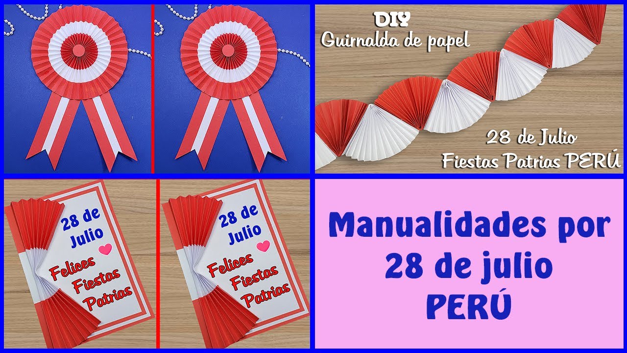 Manualidades para el 28 de Julio  Fiestas Patrias Perú |  | Independence Day Decoration