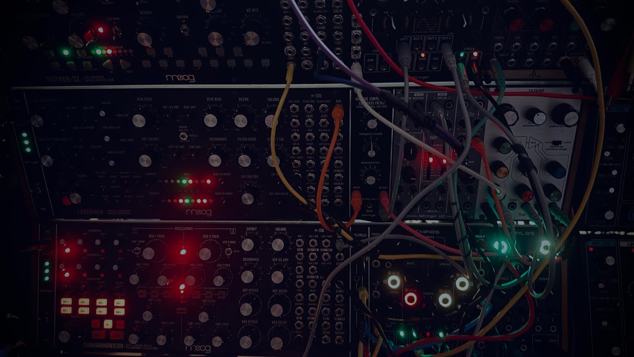 Simple Dark Ambient Generative Eurorack Patch