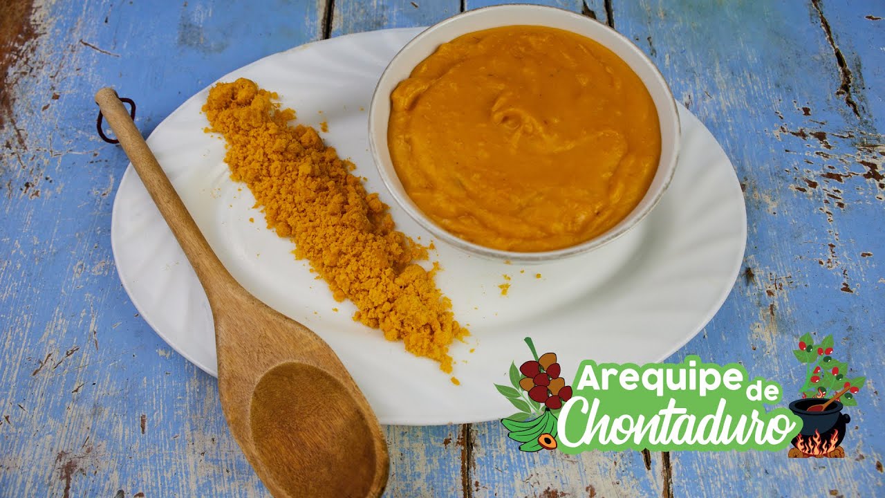 ¡Un espectáculo este Arequipe de Chontaduro que nos preparó Ximena Jiménez Ruiz!  🥣 😍