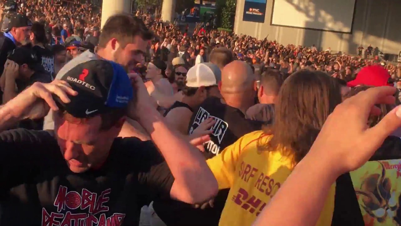 ANTHRAX WARDANCE at SLAYER show in Charlotte, NC 6-14-2018