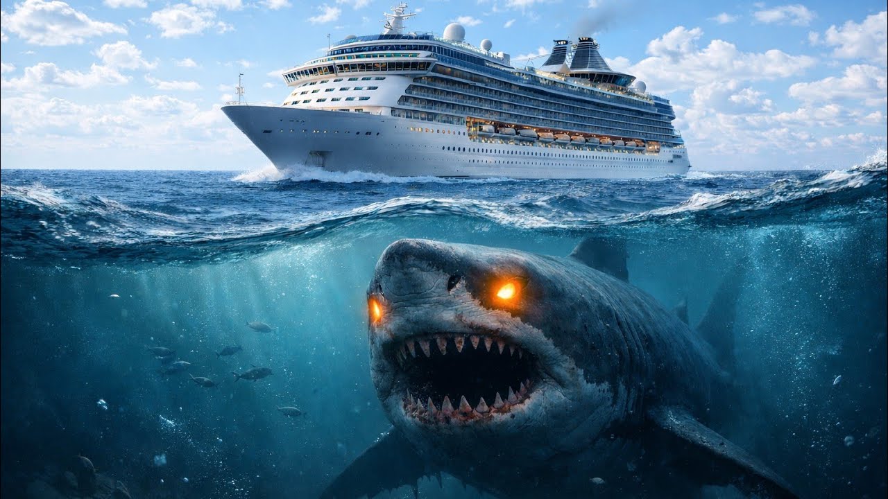 Megalodon Attacks a Cruise Ship(Realistic)