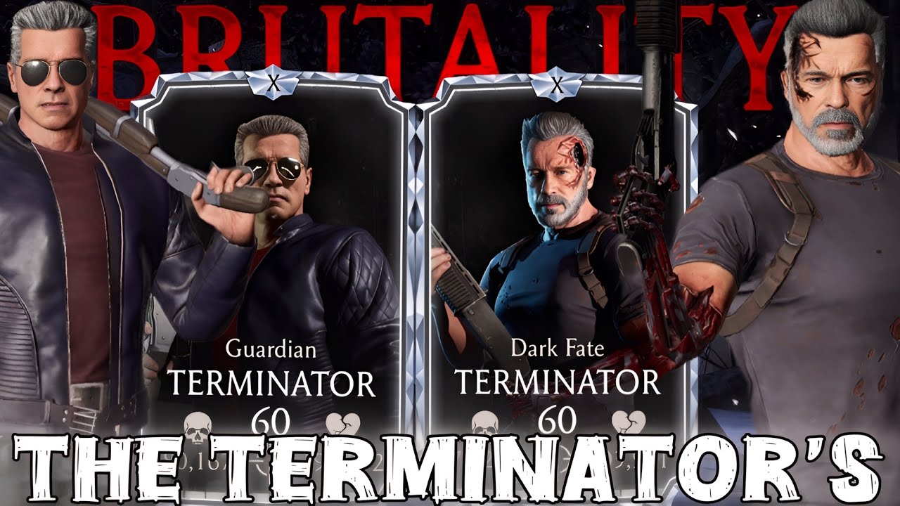 Terminator&rsquo;s (Dark Fate & Guardian) FW Elder Survivor Gameplay MK Mobile | Max Bonus Points