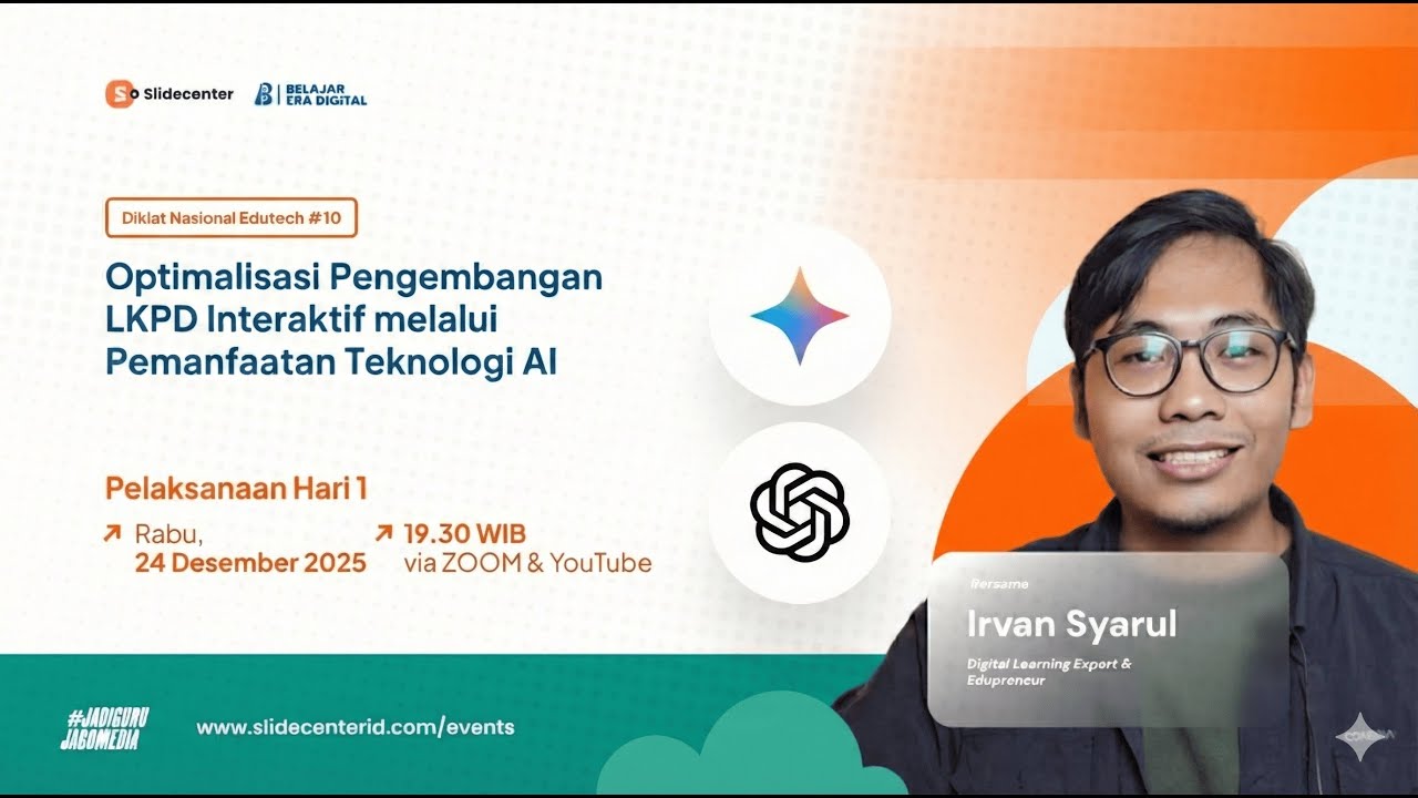 Hari 1 -Diklat Edutech 10 Optimalisasi Pengembangan LKPD Interaktif melalui Pemanfaatan Teknologi AI