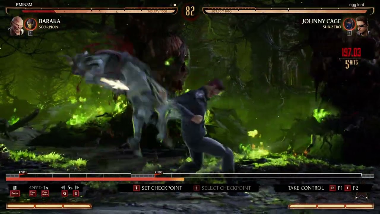 MK1 Ranked VS Cage Ended with Quitality