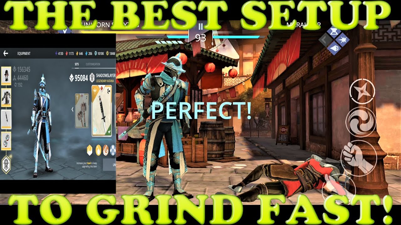 Shadow Fight 3 - How To Grind MADNESS Marathon! TIP On Anomaly Hunter setup!