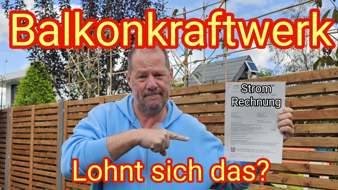 Lohnt sich ein Balkonkraftwerk? Ich zeige Euch meine Stromrechnung
